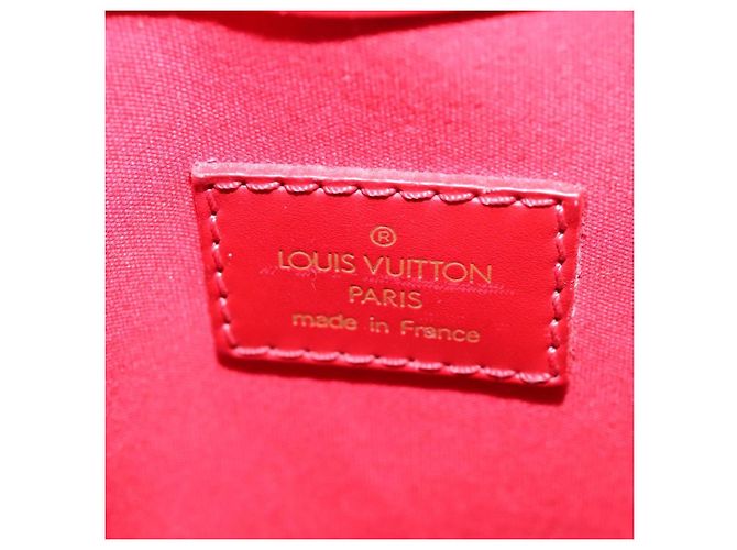 Borsa Louis Vuitton Mandara in pelle Epi MM Rosso - vista 6