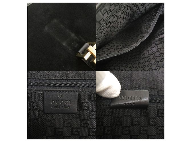 Borsa a Spalla Gucci Jackie 001 3306 Nero - vista 8