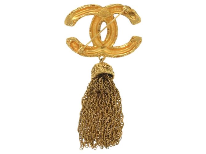 Spilla a frange Coco Mark 95A in oro lava di Chanel D'oro - vista 2