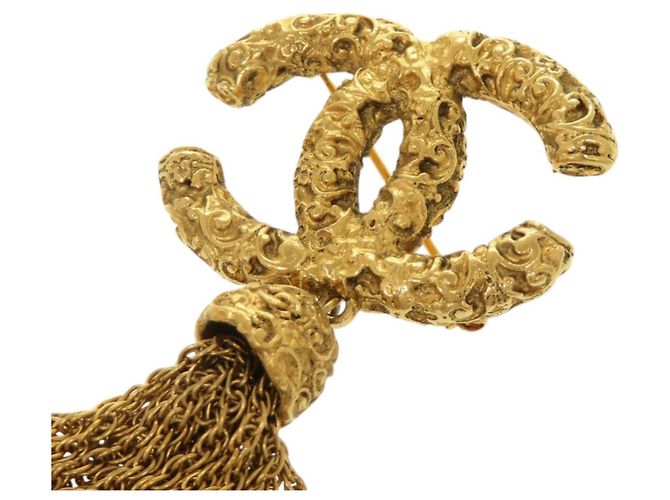 Spilla a frange Coco Mark 95A in oro lava di Chanel D'oro - vista 3