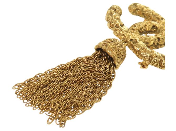 Spilla a frange Coco Mark 95A in oro lava di Chanel D'oro - vista 4