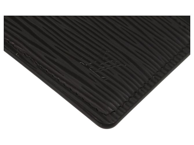 Louis Vuitton Epi Leather Card Case Black - view 5