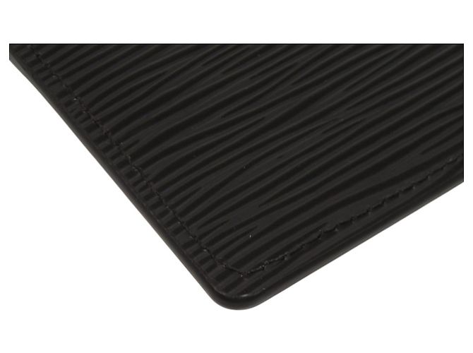 Louis Vuitton Epi Leather Card Case Black - view 6