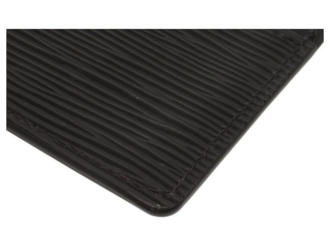 Louis Vuitton Epi Leather Card Case Black - view 7