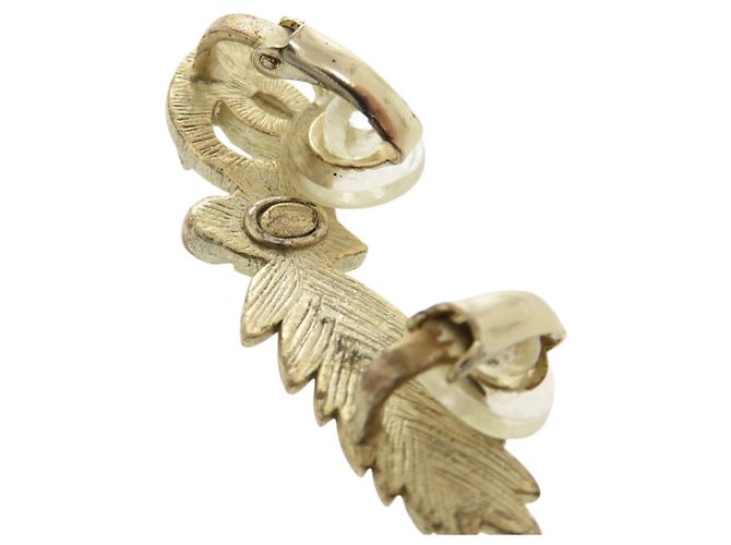 Orecchini a clip in piume a forma di stella con il logo Coco di Chanel D'oro - vista 3