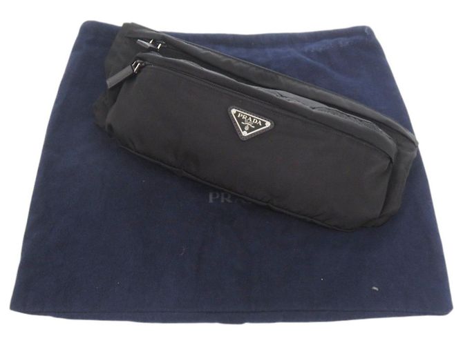 Marsupio/borsa a tracolla in nylon nero Prada - vista 2