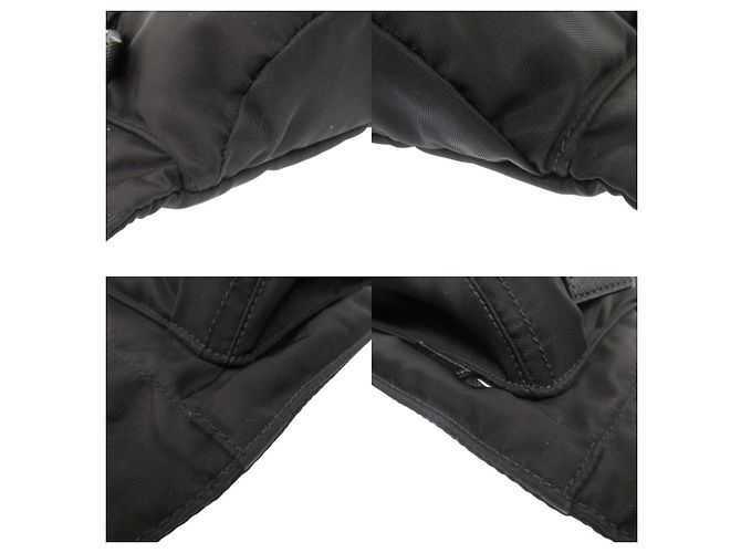 Marsupio/borsa a tracolla in nylon nero Prada - vista 5