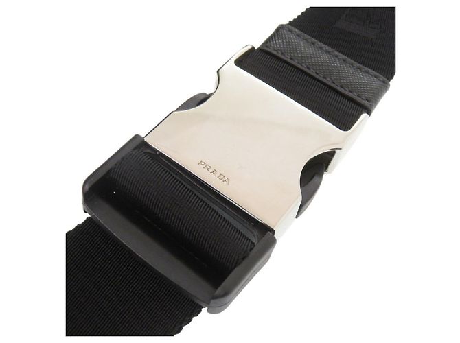 Marsupio/borsa a tracolla in nylon nero Prada - vista 8