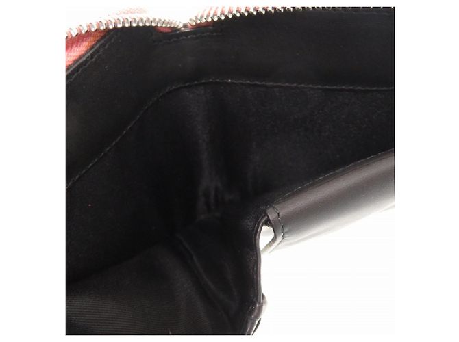 Loewe Anagram Leder Bi-Fold Geldbörse Schwarz Pink - Ansicht 5
