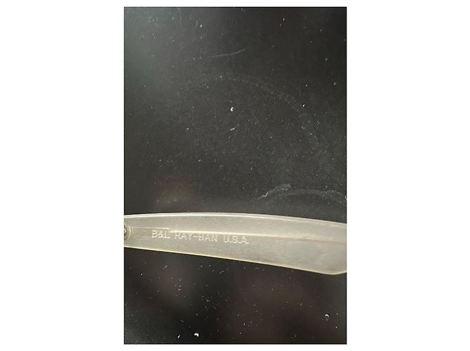 Ray-Ban Wayfarer Translucente Sonnenbrille Weiß - Ansicht 3