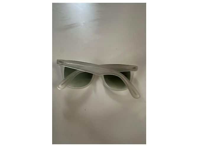 Ray-Ban Wayfarer Translucente Sonnenbrille Weiß - Ansicht 7