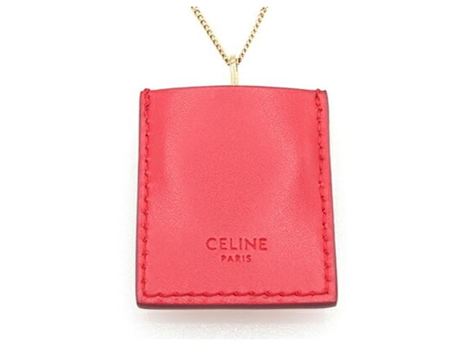 Céline Collana Pendente Specchio Cuore Triomphe Celine Rosso D'oro - vista 2