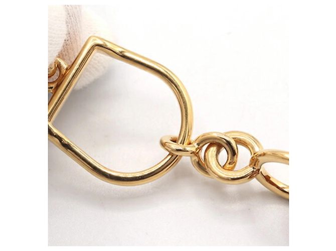 Bracciale Charm Etrier Double Tour Hermès Marrone - vista 8