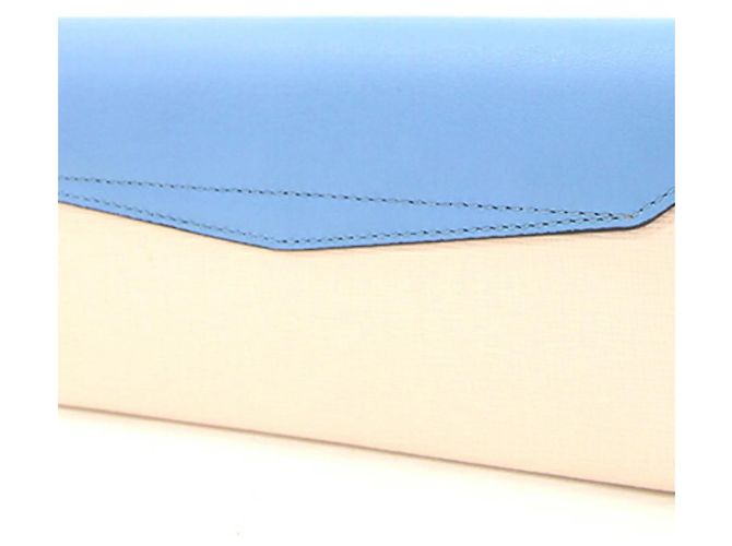 Fendi Bi-Fold Langbörse Pink Hellblau - Ansicht 2