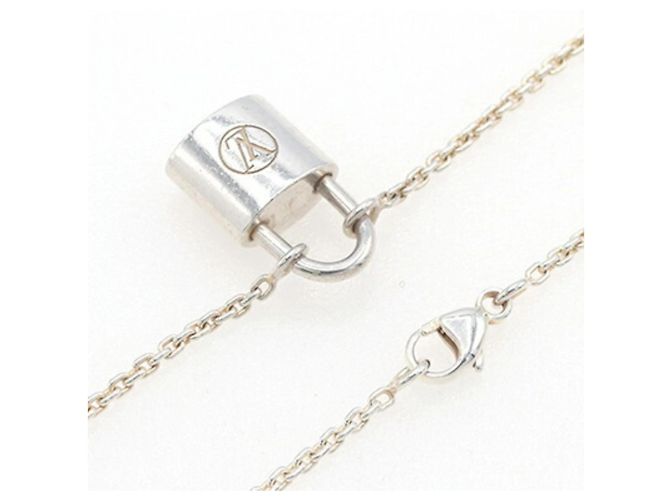 Collar Péndulo Silver Lockit Louis Vuitton Plata - vista 3