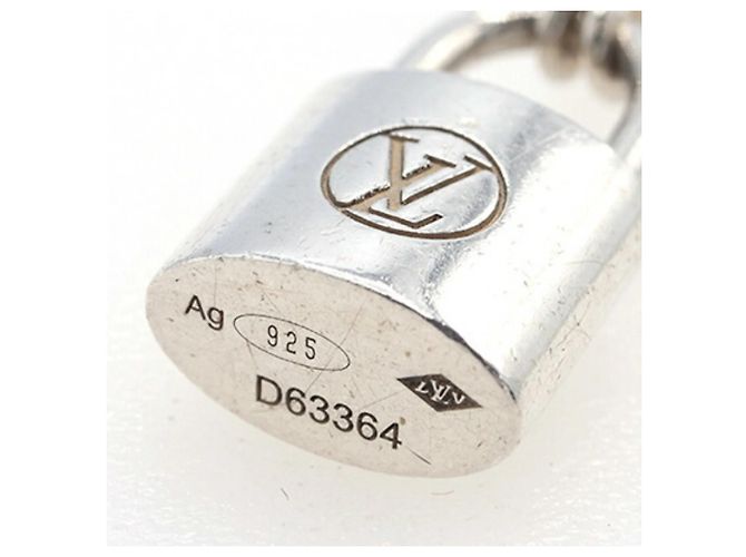 Collar Péndulo Silver Lockit Louis Vuitton Plata - vista 4