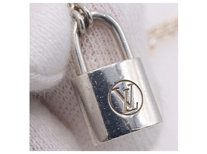 Collar Péndulo Silver Lockit Louis Vuitton Plata - vista 5