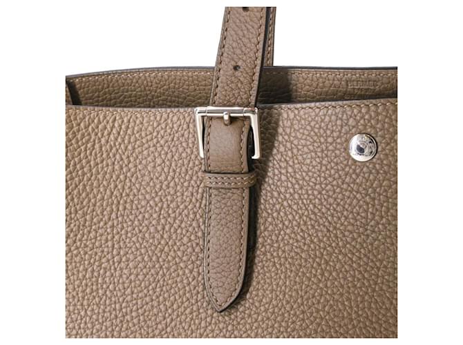 Borsa Vello Hermès Taupe - vista 10