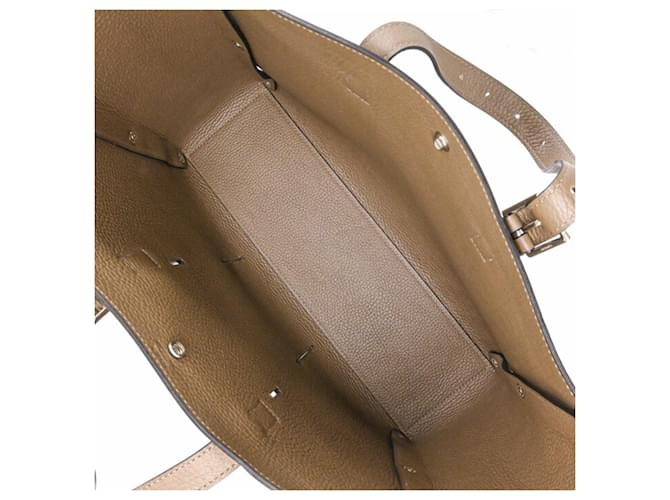 Borsa Vello Hermès Taupe - vista 11