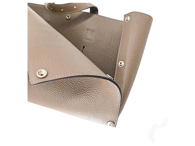 Borsa Vello Hermès Taupe - vista 12