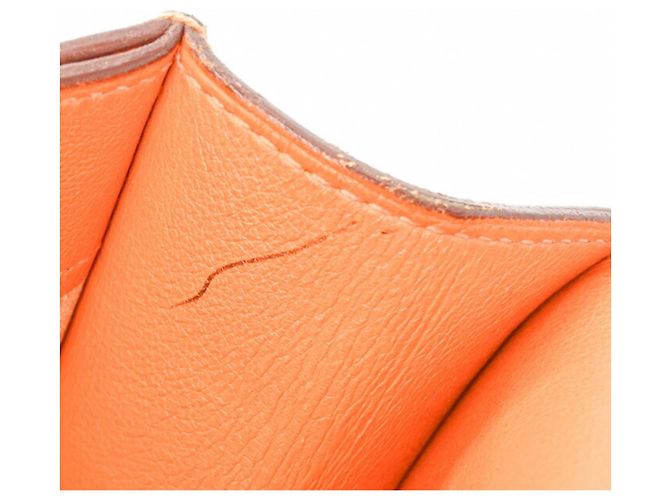 Sac à dépêches Hermès HERMES Bolsa Dépêches 27 em Laranja - vista 14