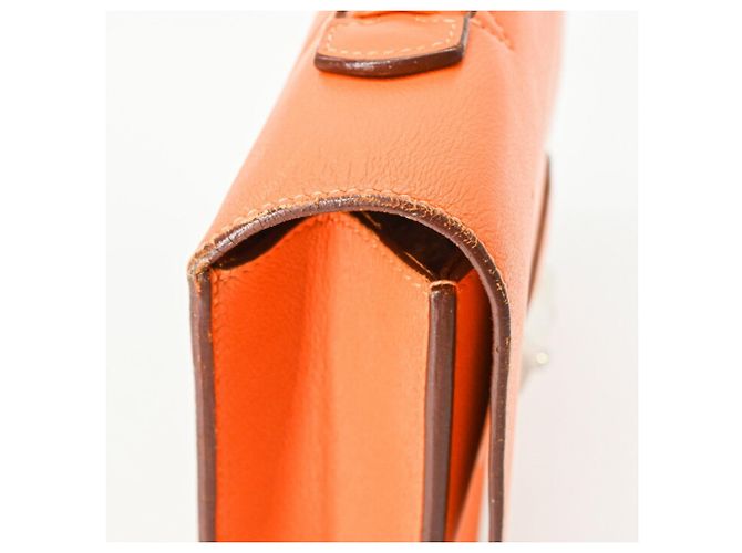 Sac à dépêches Hermès HERMES Bolsa Dépêches 27 em Laranja - vista 9