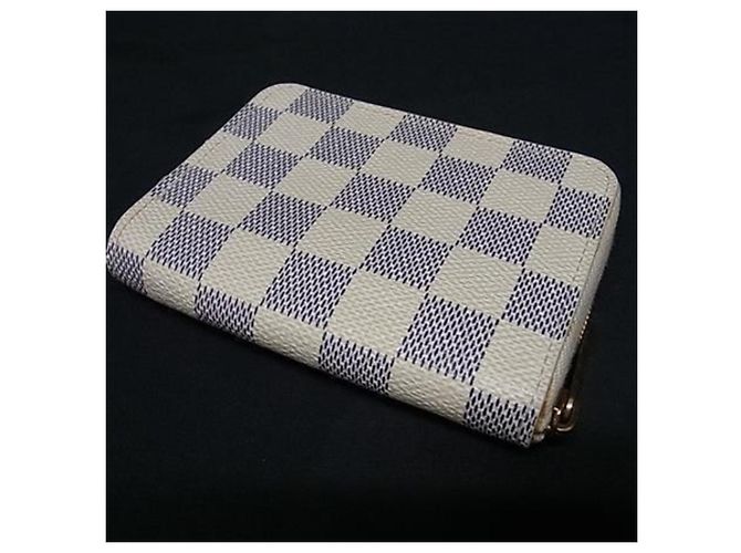 Monedero Louis Vuitton Damier Azur Blanco - vista 2
