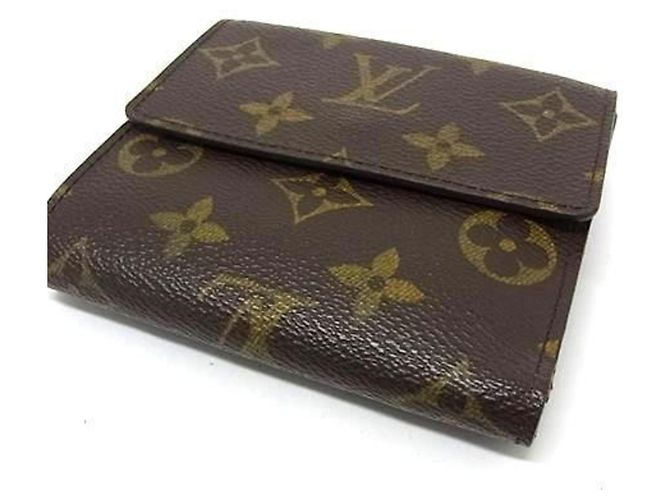 Carteira dobrável Monogram Louis Vuitton Marrom - vista 2