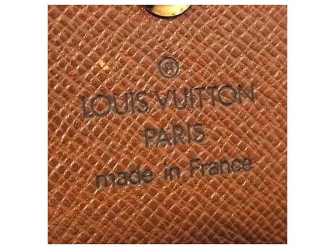 Carteira dobrável Monogram Louis Vuitton Marrom - vista 7