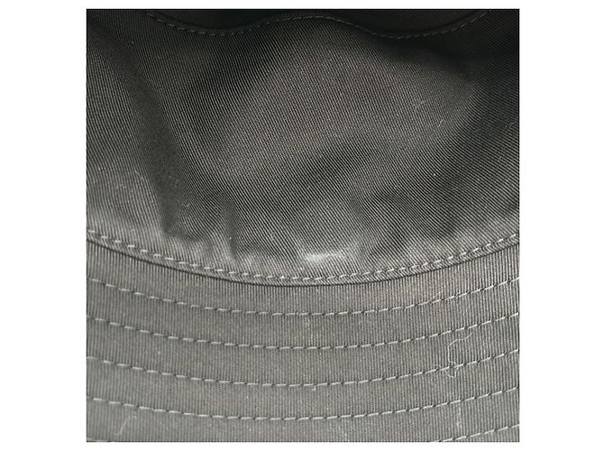 Cappello bucket in cotone nero Louis Vuitton - vista 7