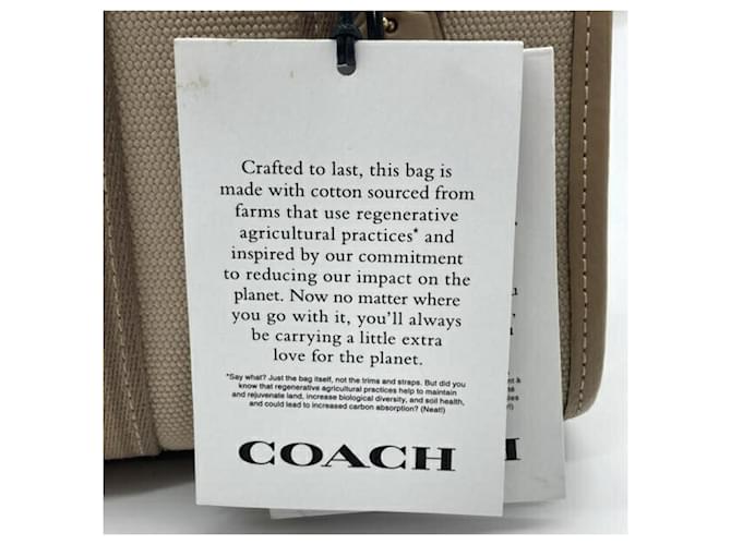 Borsa tote mini beige Coach - vista 10