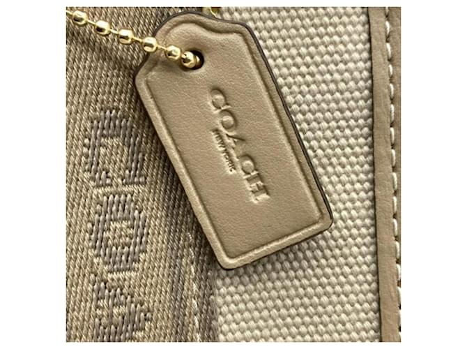 Borsa tote mini beige Coach - vista 8