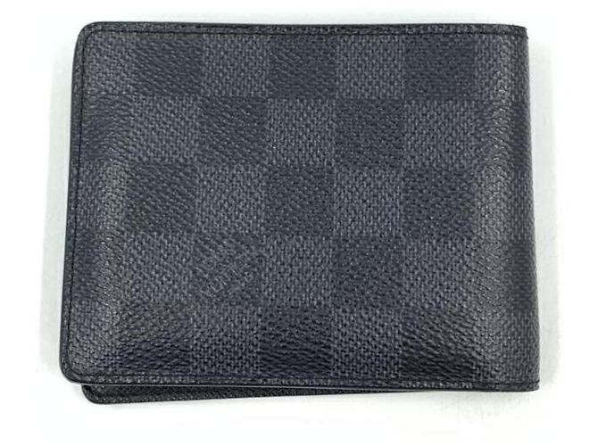 Portafoglio Slender Louis Vuitton Marrone Nero - vista 2