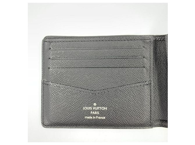 Portafoglio Slender Louis Vuitton Marrone Nero - vista 3