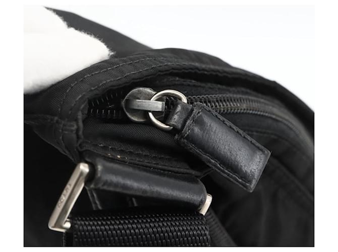 Borsa a Spalla PRADA Nylon Nero Argento Autentica 173914 - vista 10