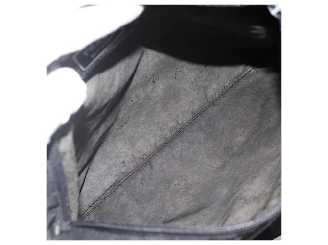 Borsa a Spalla PRADA Nylon Nero Argento Autentica 173914 - vista 11