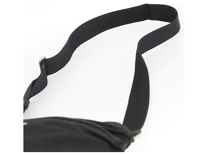 Borsa a Spalla PRADA Nylon Nero Argento Autentica 173914 - vista 14