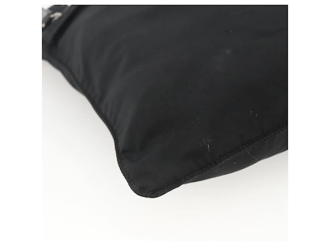 Borsa a Spalla PRADA Nylon Nero Argento Autentica 173914 - vista 15
