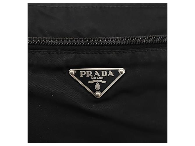 Borsa a Spalla PRADA Nylon Nero Argento Autentica 173914 - vista 18