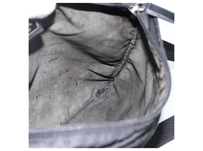Borsa a Spalla PRADA Nylon Nero Argento Autentica 173914 - vista 20