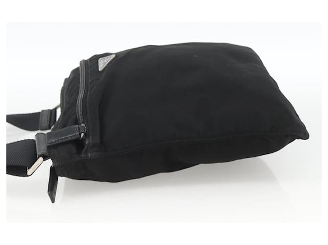 Borsa a Spalla PRADA Nylon Nero Argento Autentica 173914 - vista 3
