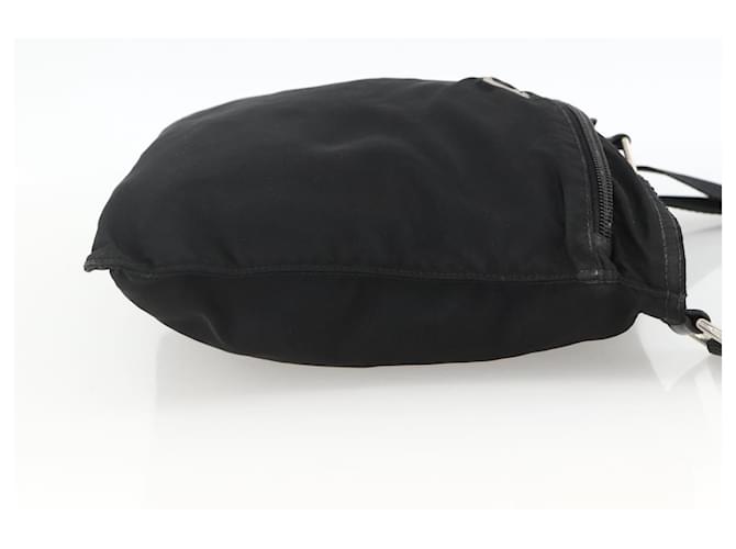 Borsa a Spalla PRADA Nylon Nero Argento Autentica 173914 - vista 4