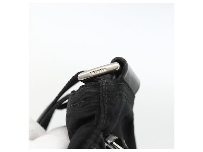 Borsa a Spalla PRADA Nylon Nero Argento Autentica 173914 - vista 9