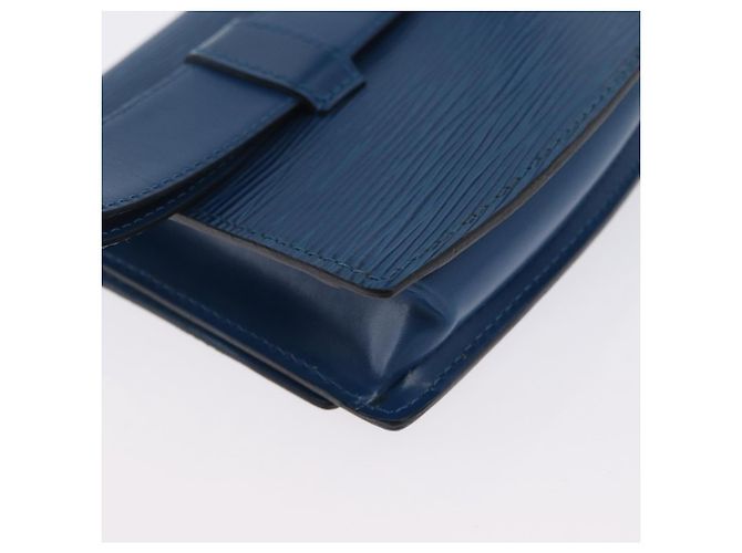 LOUIS VUITTON Pochette Tilsitt in Epi Blu M52605 LV Auth BA10893 - vista 14