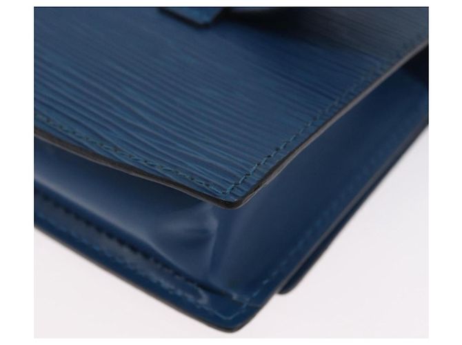LOUIS VUITTON Pochette Tilsitt in Epi Blu M52605 LV Auth BA10893 - vista 15