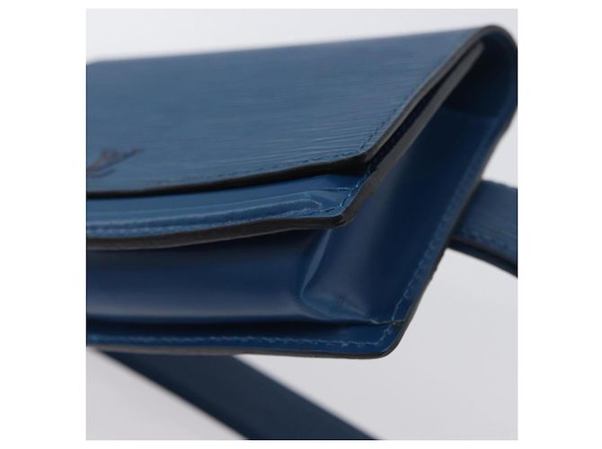 LOUIS VUITTON Pochette Tilsitt in Epi Blu M52605 LV Auth BA10893 - vista 17