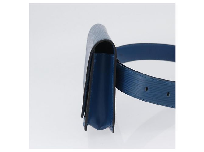 LOUIS VUITTON Pochette Tilsitt in Epi Blu M52605 LV Auth BA10893 - vista 3