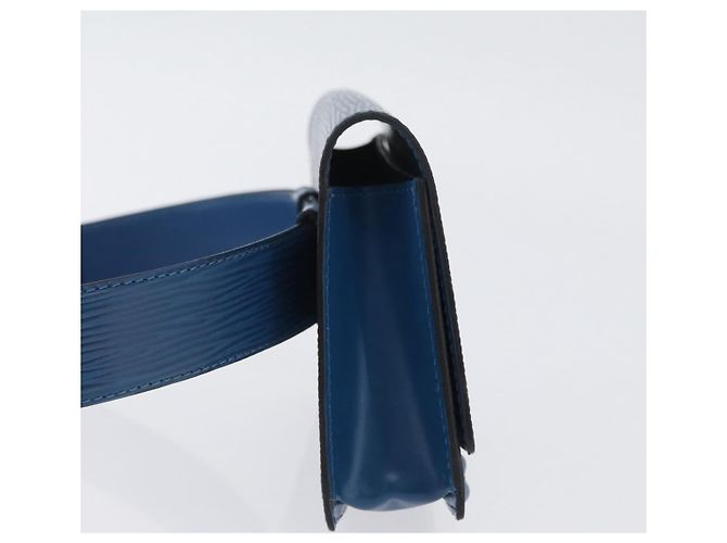 LOUIS VUITTON Pochette Tilsitt in Epi Blu M52605 LV Auth BA10893 - vista 4