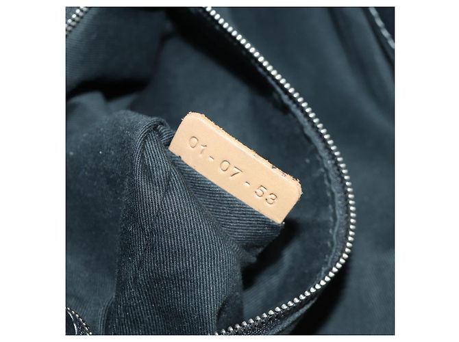 Chloé Sac à main Chloe Paddington en cuir noir or argent Auth am10896V - vue 11