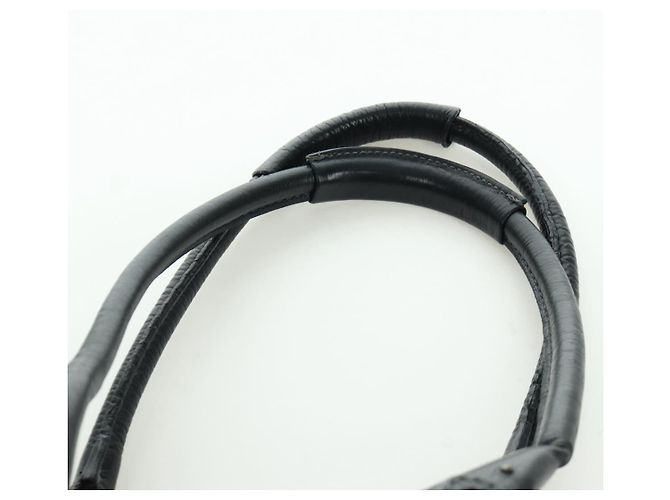 Chloé Sac à main Chloe Paddington en cuir noir or argent Auth am10896V - vue 14